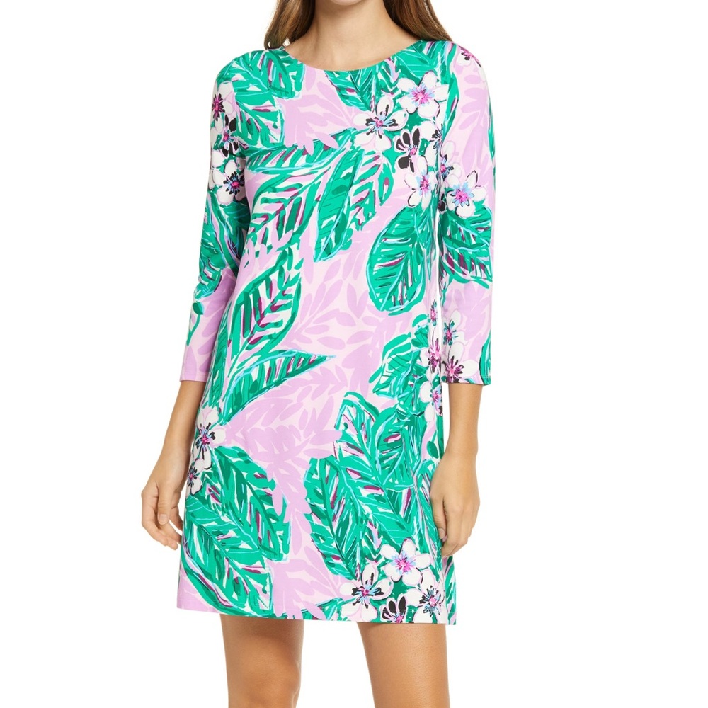 Lilly Pulitzer | Ophelia Floral Shift Dress | Magnolia Lilac Leidees Night |